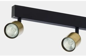 Faretto  TOP 4xGU10/10W/230V oro/nero