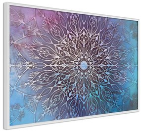 Poster Blue and Pink Mandala