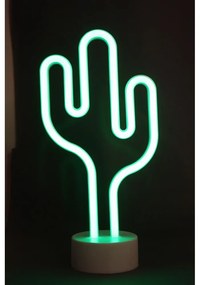 Decorazione luminosa al neon color verde menta Cactus - Hilight