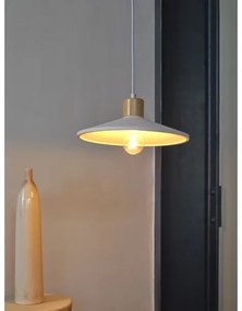 Ledvance - Lampadario a sospensione con filo DECOR PLASTER 1xE27/25W/230V diametro 32 cm gesso bianco