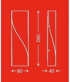 Telefunken 312704TF-Applique a LED da esterno 2xLED/5,5W/230V IP44 argento