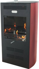 Stufa a bioetanolo in acciaio bordeaux 3 Kw 2 l H75 x P36 x L47 cm RUBY Elegance