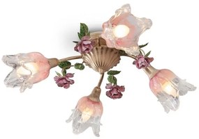 Lampadario a plafone FIORINTINO 4xE14/40W/230V