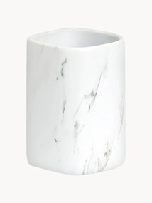 Porta spazzolini in ceramica effetto marmo Marble