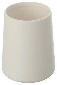 Portaspazzolino In Plastica Bianco da Appoggio Per Bagno Moderno