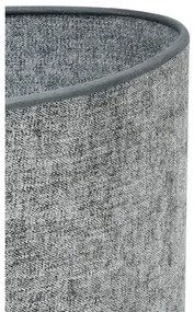 Duolla - Lampada da tavolo OVAL 1xE27/15W/230V diametro 30 cm grigio