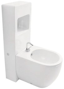 Bidet filomuro Flo Unico KERASAN L 36 x H 100 x P 17 cm bianco