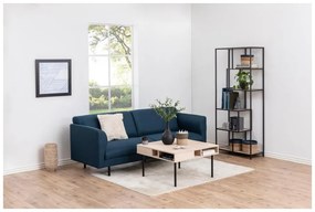 Libreria in rovere nero/naturale 77x185 cm Seaford - Actona