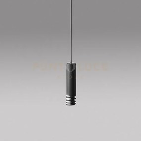 Emily s - sospensione colore nero 1 luce altezza regolabile attacco...