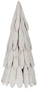 Albero di Natale Bianco Legno di paulownia 28 x 28 x 62 cm