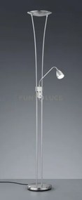 Arizona piantana led 19w 2200lm 3000k acciaio colore nickel opaco h...