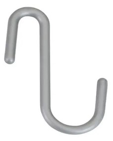 Set di ganci da appendere argentati in plastica 6 pz City – Metaltex