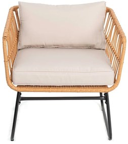 Set di 2 sedie da giardino in rattan artificiale Vistdal - Bonami Essentials