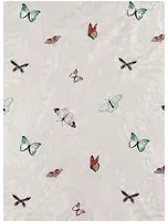 Nina Campbell Carta da parati Farfalla - Champagner/ Bunt