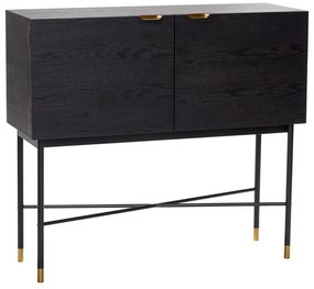 Cassettiera in frassino nero Norm - Hübsch