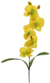 Orchidea in Plastica 74 cm Giallo