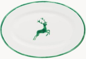 Piatto da portata fatto a mano Grüner Hirsch