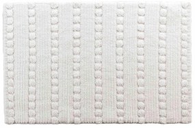 Tappetino da bagno bianco 50x80 cm Cleonis - douceur d'intérieur