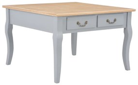 Tavolino Da Caffè Grigio 80x80x50 Cm İn Legno /