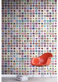 Fotomurale ESTA Uncinetto, Multicolor 93X280 cm