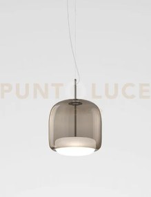 Jube sospensione p fume' bianco acciaio satinato l2202 1 led 13w 2...