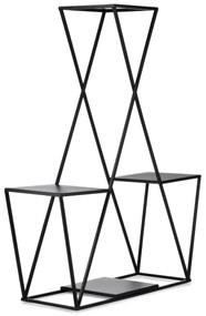 Portafiori 95x78 cm nero