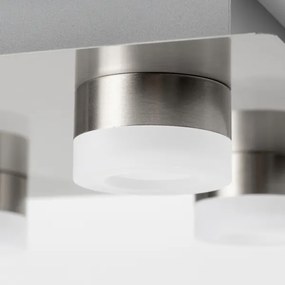Plafoniera LED 4xLED/4W/230V cromo opaco