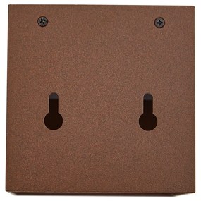 Applique da esterno marrone ruggine con LED 2 luci IP65 solare - Charlene