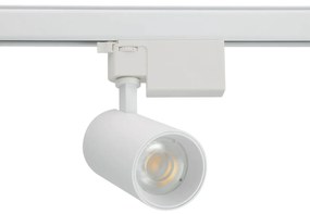 Faro LED 20W Trifase 60° 120lm/W CRI92 no Flickering - BRIDGELUX LED Colore Bianco Freddo 6.000K