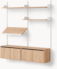 Scaffale grande da parete con armadietti Living