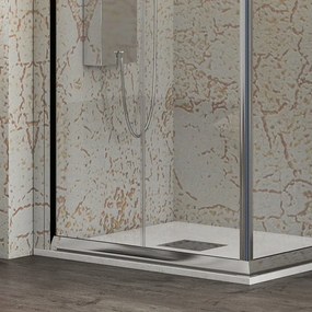 Box doccia angolo 80x80 scorrevole altezza 190 Kamalu-1000 - KAMALU