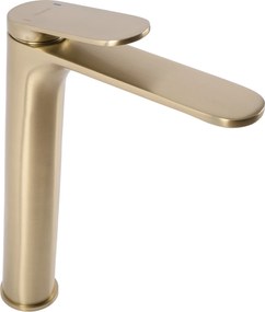 Rubinetto da lavabo Rea Marco Brush Gold high