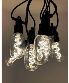 LED catena decorativa da esterno 6xLED/0,6W/230V 4,5 m IP44 nera