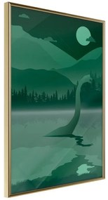 Poster  Loch Ness [Poster]  Cornice Quadri Cornice d'oro, Larghezza x Altezza Home decor 40x60