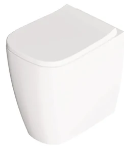 Wc a Terra Senza Brida Traslato Alice Ceramica "Wunder" Bianco Lucido