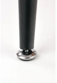 SET 2x Tavolino NICEA diametro 40/60 cm oro quercia/nero