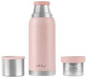 Tazza termica da viaggio rosa Fuori, 1 l - Vialli Design