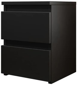 Comodino MALWA 40x40 cm opaco nero