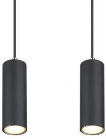 Globo 57911-4HB - Lampadario a sospensione con filo ROBBY 4xGU10/35W/230V nero