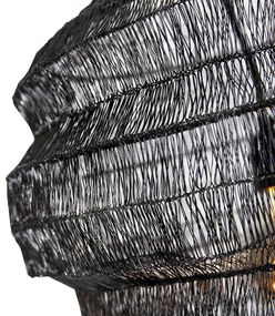 Lampada a sospensione orientale nera 45 cm x 40 cm - Vadi