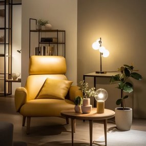 Brilagi - Lampada da tavolo LED MILLA 4xG9/3W/230V cromo lucido/bianco