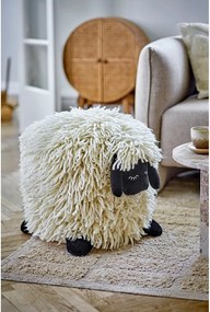 Pouf a sacco per bambini color crema con rivestimento in lana Dolly – Bloomingville Mini