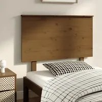 Testiera per Letto Miele 94x6x82,5 cm in Legno Massello di Pino 819153