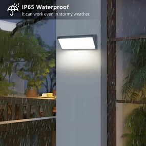 Brilagi - Applique LED da esterno TRIANGLE LED/42W/230V antracite IP65