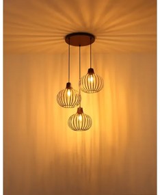 Globo 33379311 - Lampadario a sospensione con cavo MATEO 3xE27/40W/230V