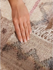 Passatoia color crema in iuta tessuta a mano 80x200 cm Roya Imani – Elle Decoration