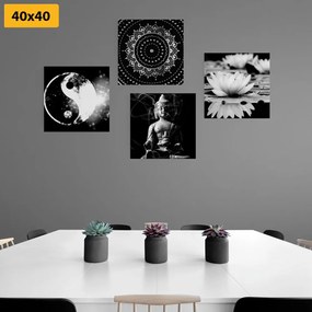 Set di quadri – Feng Shui in bianco e nero