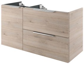 Mobile da bagno sotto lavabo Neo  L 120 x H 64 x P 48 cm 2 cassetti 1 anta, lavabo non incluso