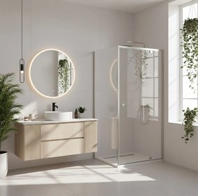 Cabina doccia Rea Primo Swing 100x100 Chrome