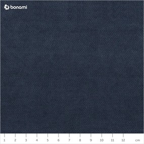 Panca portaoggetti in rovere con seduta blu Retro - The Beds